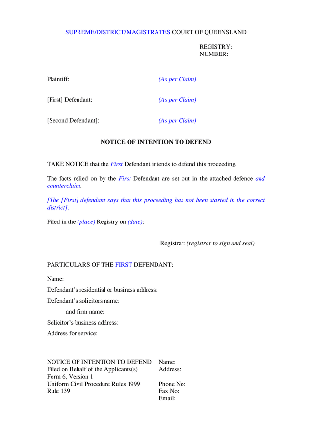 court-notice-of-intention-to-defend-australia-in-word-and-pdf-formats