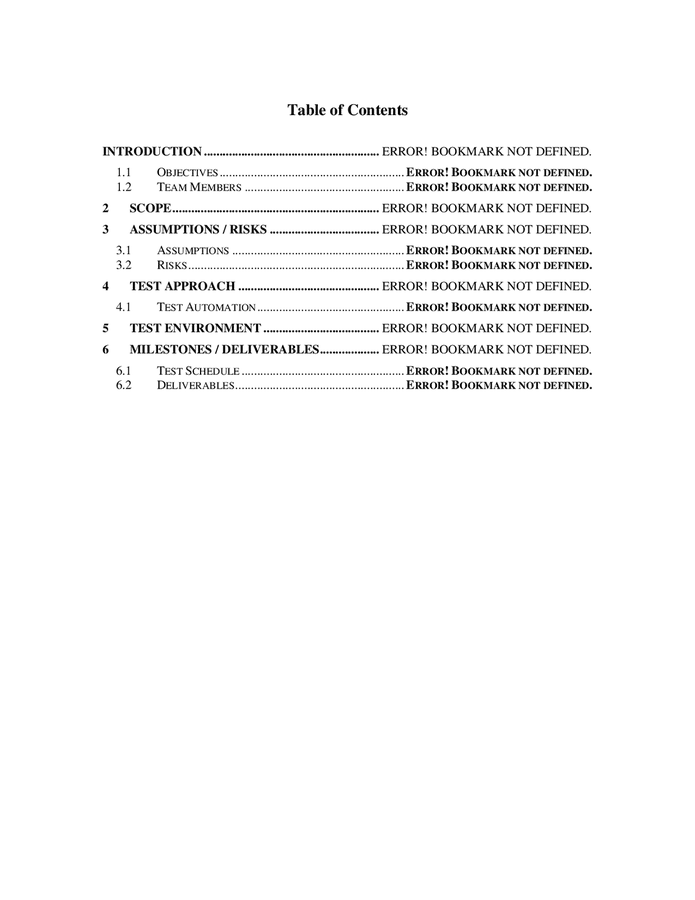 test-plan-example-in-word-and-pdf-formats-page-2-of-5