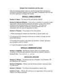 sample club constitution sample club constitution