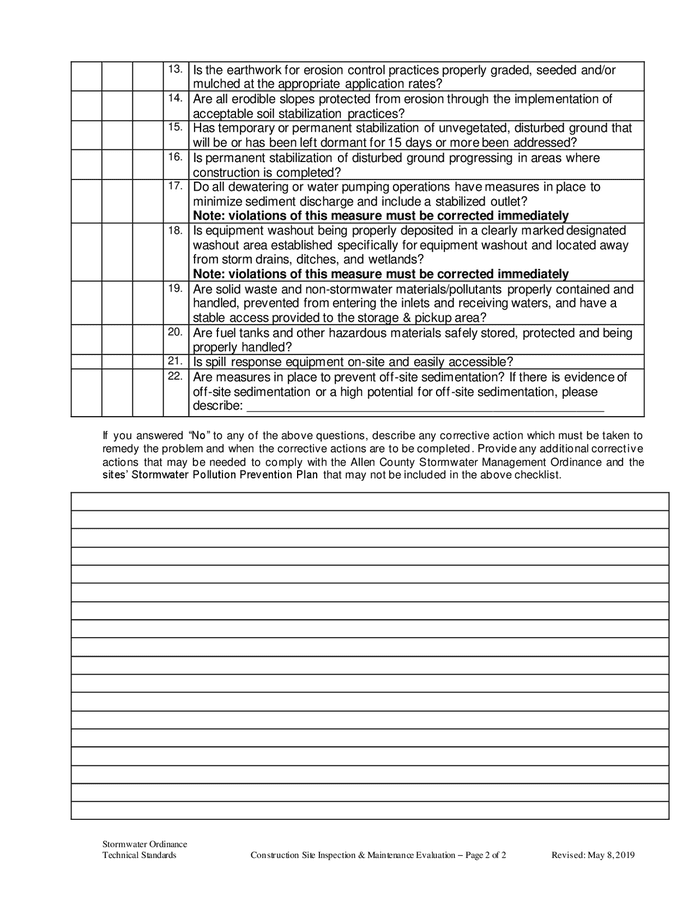 Epa Swppp Inspection Form at ganbraelynblog Blog