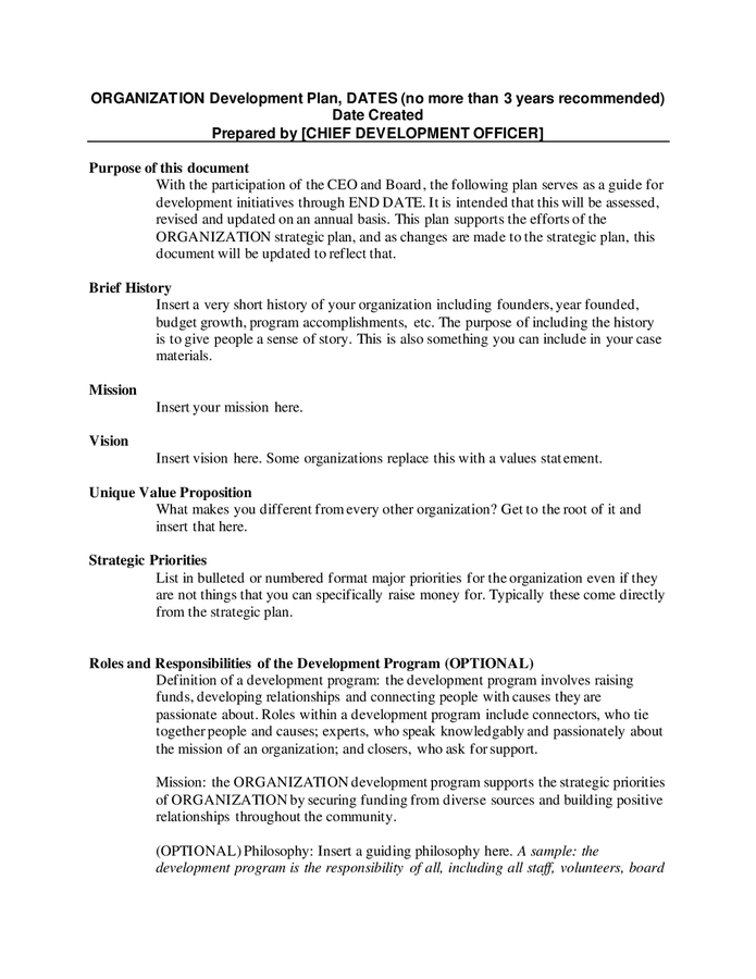 Development Plan Of An Organization In Word And Pdf Formats development-plan-of-an-organization-in-word-and-pdf-formats