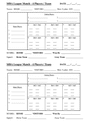 Badminton score card in Word and Pdf formats