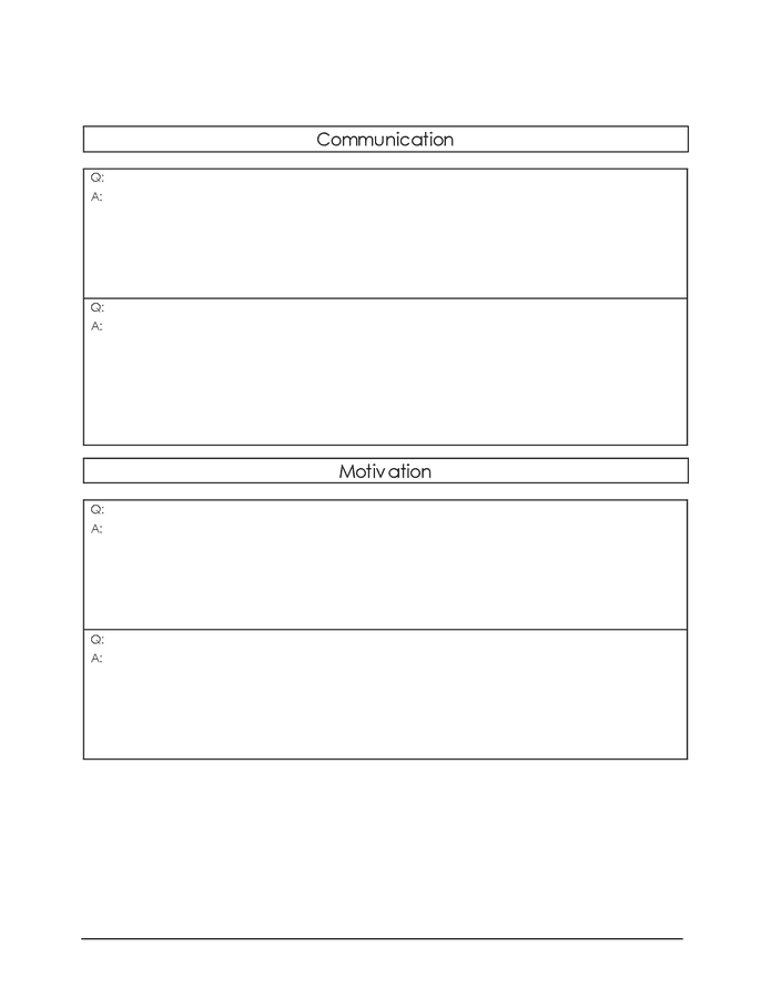 Candidate Interview Worksheet In Word And Pdf Formats Page 4 Of 5 Candidate Interview Worksheet In Word And Pdf Formats Page 4 Of 5