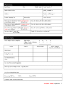 Application for employement sample page 2 preview