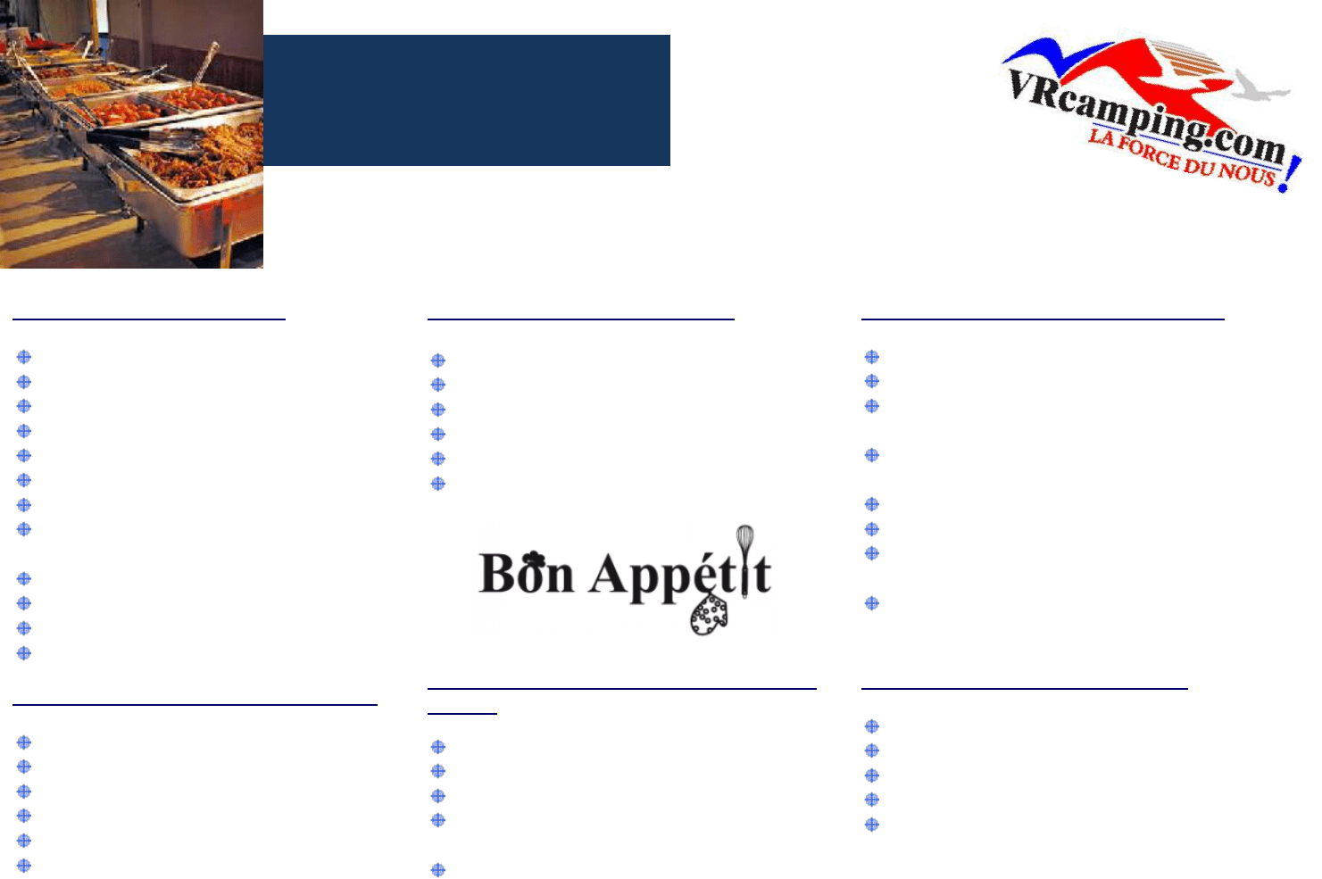 Party menu