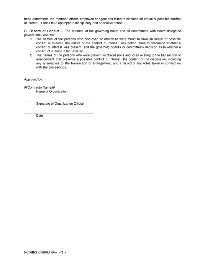 Conflict Of Interest Acknowledgement And Policy In Word And Pdf Formats conflict-of-interest-acknowledgement-and-policy-in-word-and-pdf-formats