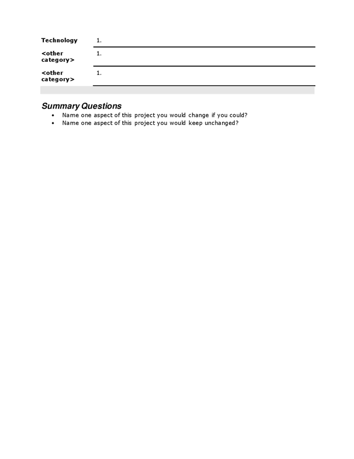 Project Pilot Report Template In Word And Pdf Formats Page 7 Of 7
