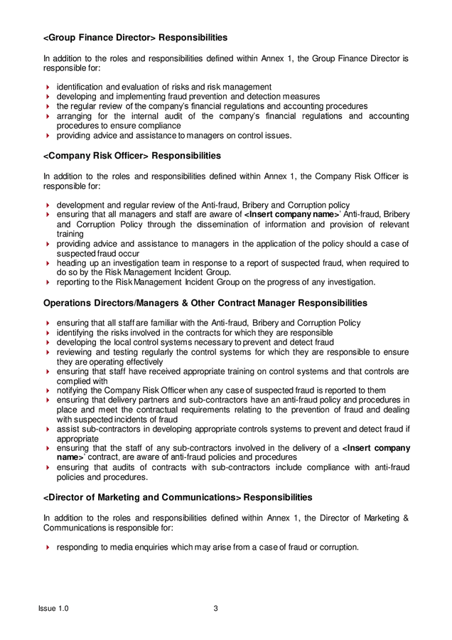 Anti Fraud Bribery And Corruption Policy United Kingdom In Word And   Anti Fraud Bribery And Corruption Policy United Kingdom 1 3 