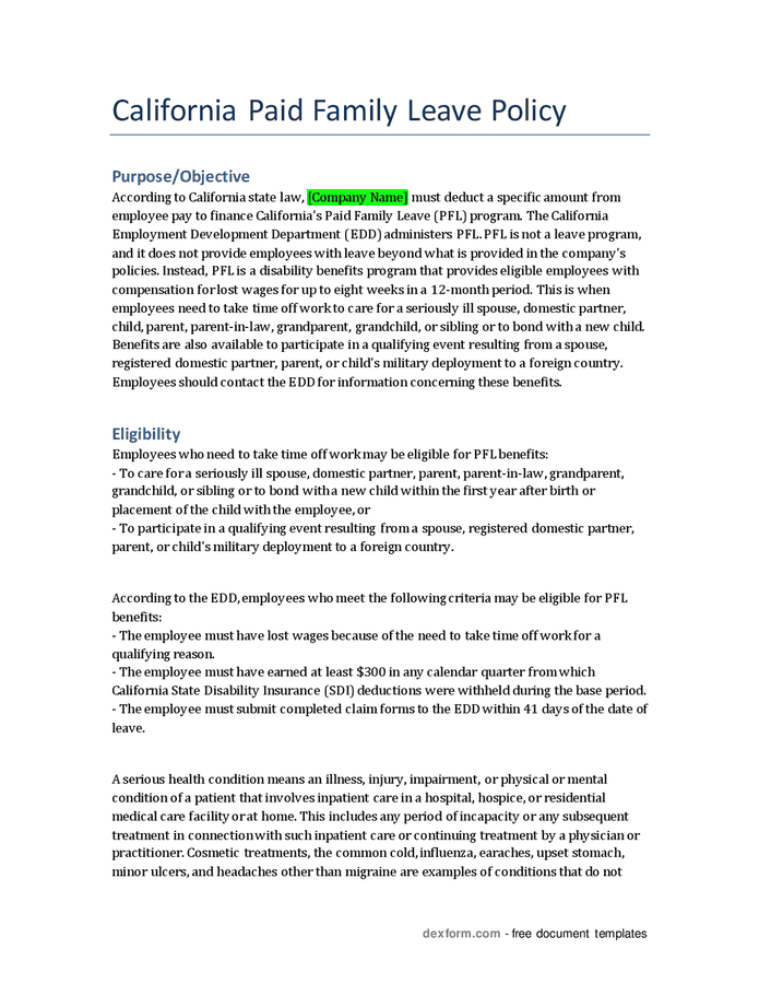 paid family leave essay