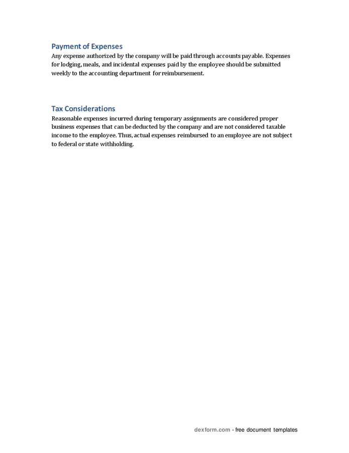 temporary assignments federal government