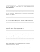 Company Profile Worksheet page 2 preview