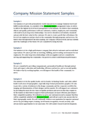 company mission statement samples company mission statement samples