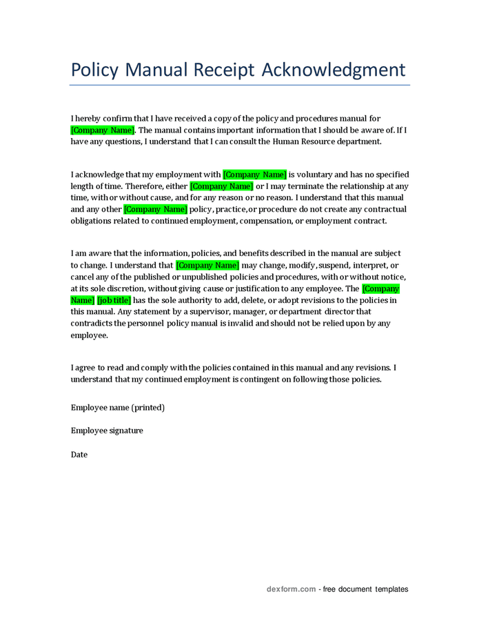 Policy Memo Template - download free documents for PDF, Word and Excel