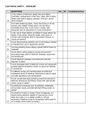 Electrical safety checklist in Word and Pdf formats