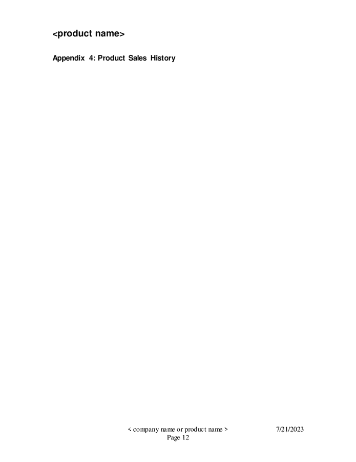 Proposal for licensing template in Word and Pdf formats - page 12 of 14