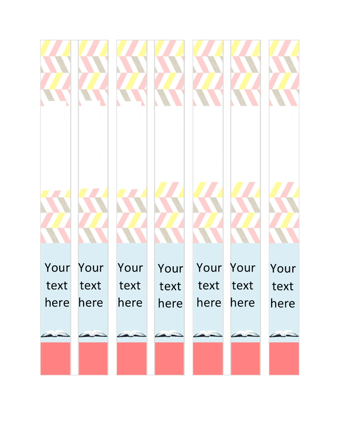 Binder Spine Template In Word And Pdf Formats Binder Spine Template In Word And Pdf Formats
