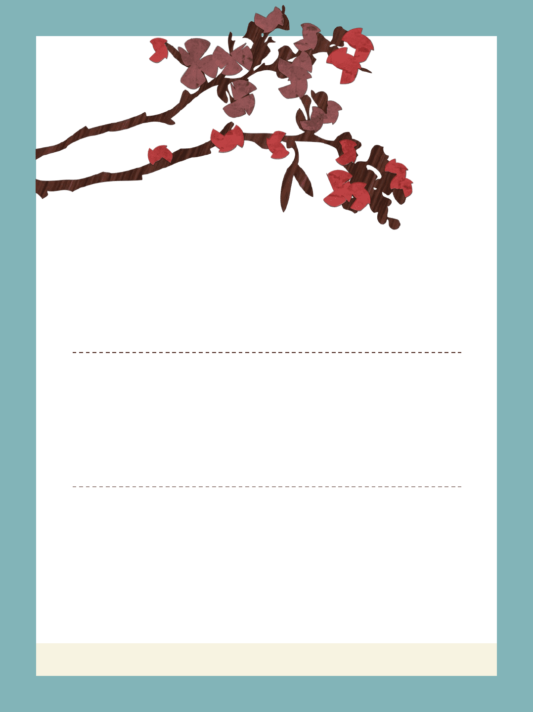 Event program design template in Word and Pdf formats