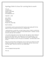 Apology letter to boss for coming late to work in Word and Pdf formats