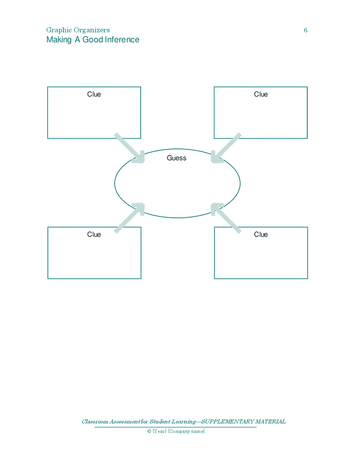 Graphic Organizers Templates In Word And Pdf Formats Page 6 Of 16 6365