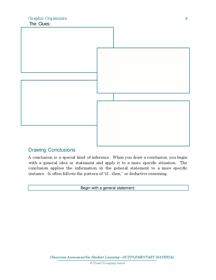 Graphic Organizers Templates In Word And Pdf Formats Page 8 Of 16 3835