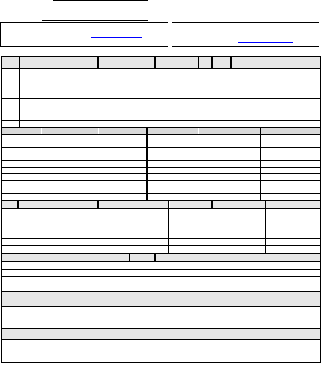 Call sheet template in Word and Pdf formats