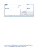 simple payment receipt template