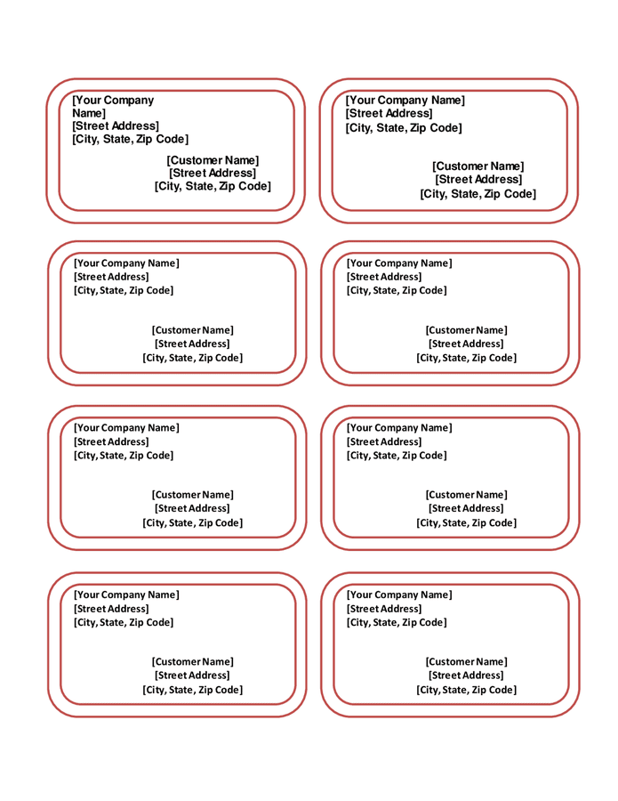 Shipping Label Template - download free documents for PDF, Word and Excel