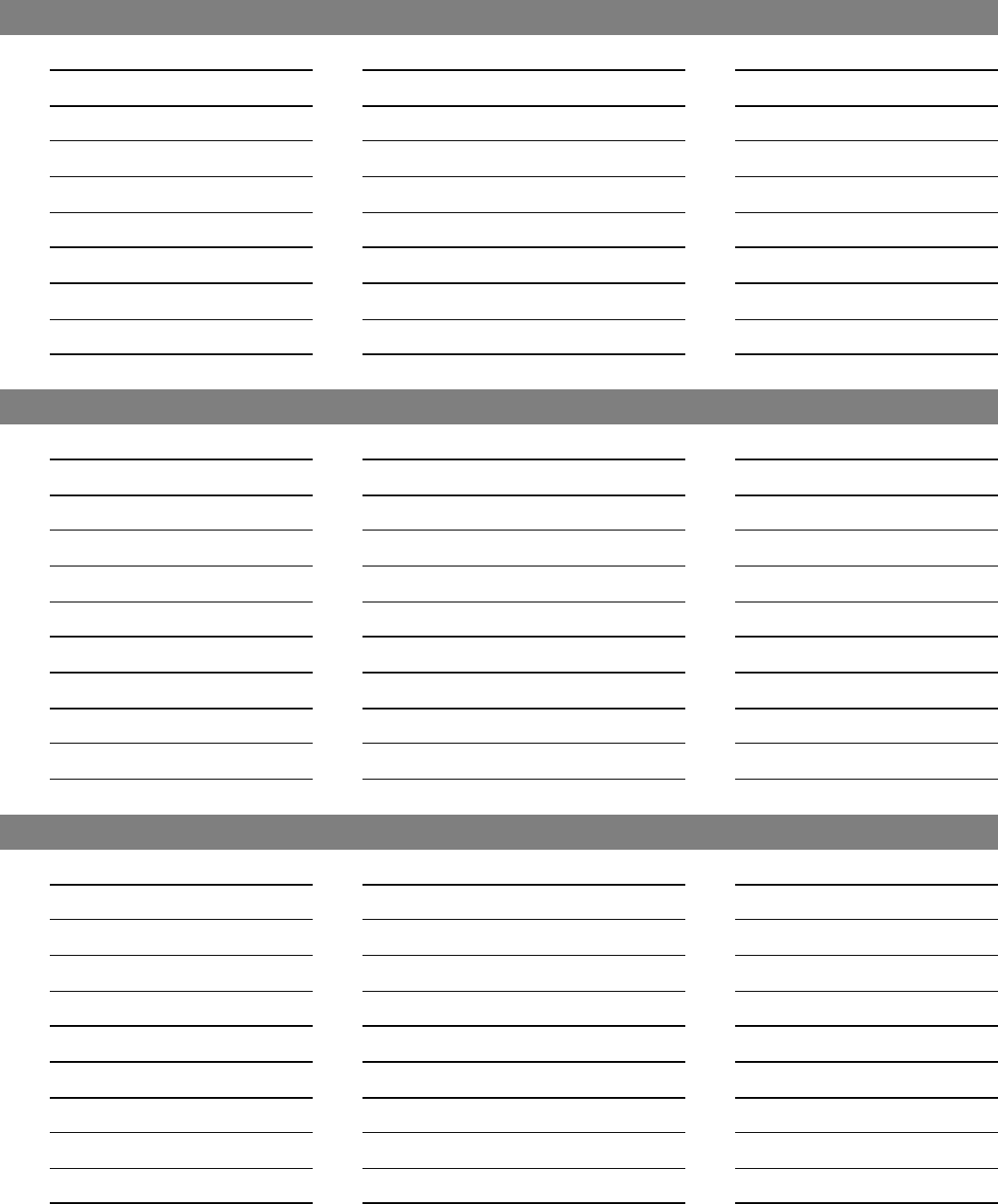 Grocery list template in Word and Pdf formats