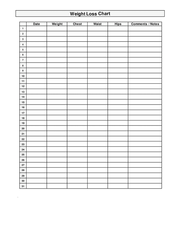 weight-loss-chart-in-word-and-pdf-formats