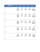 Likert scale template page 1 preview