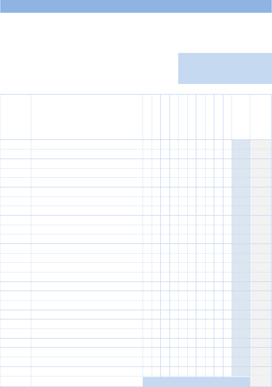 Free attendance sheet in Word and Pdf formats
