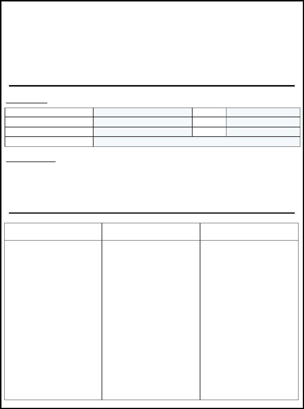 Performance improvement plan template in Word and Pdf formats
