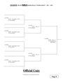 Basketball tournament brackets in Word and Pdf formats