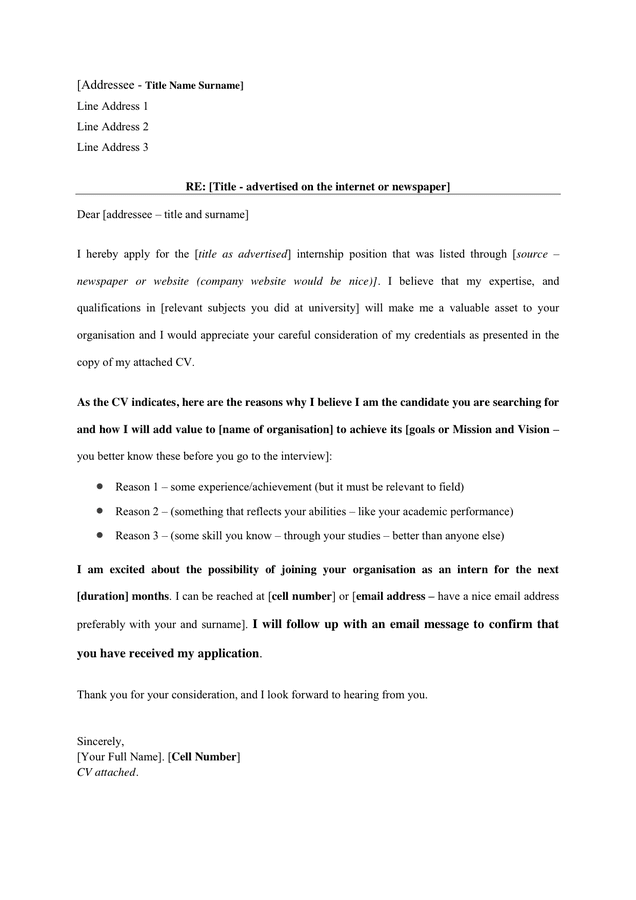 cover letter templates free download word document