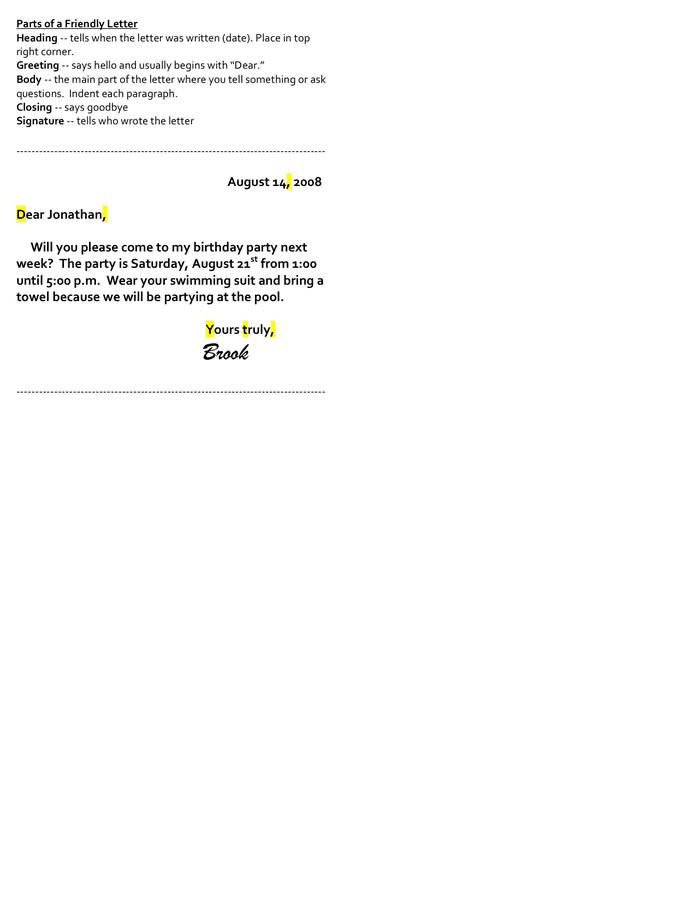 parts-of-a-friendly-letter-in-word-and-pdf-formats