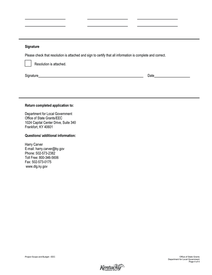 Project Scope and Budget in Word and Pdf formats - page 4 of 4