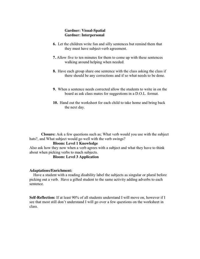 Lesson Plan In Word And Pdf Formats - Page 2 Of 3