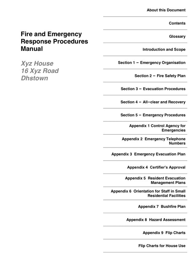 Table of Contents Template - download free documents for PDF, Word and