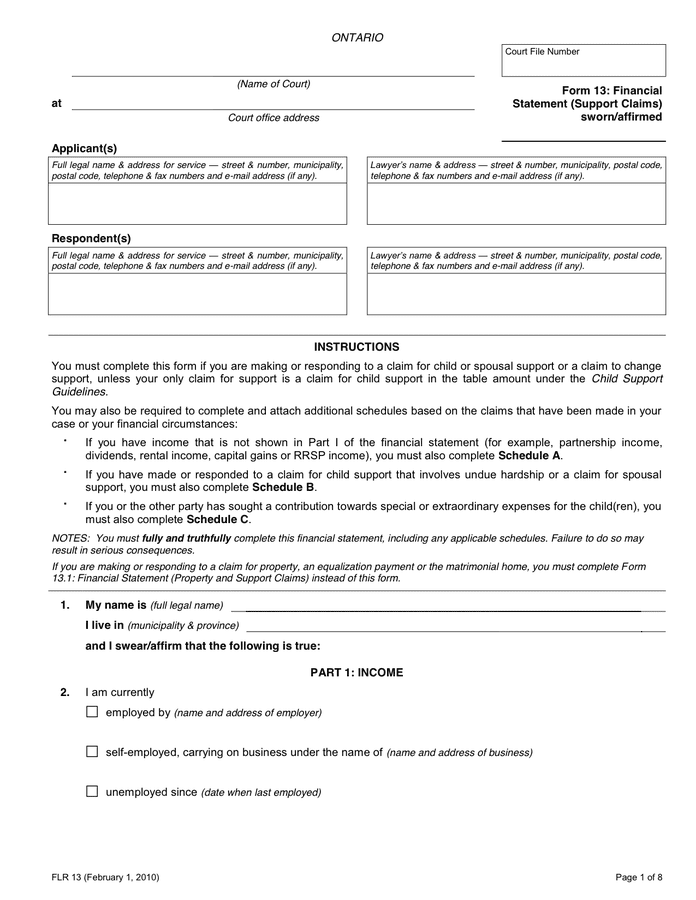 Financial Statement Template - download free documents for PDF, Word ...