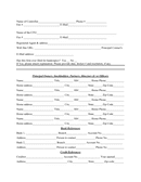 Credit Application DOC Form page 2 preview