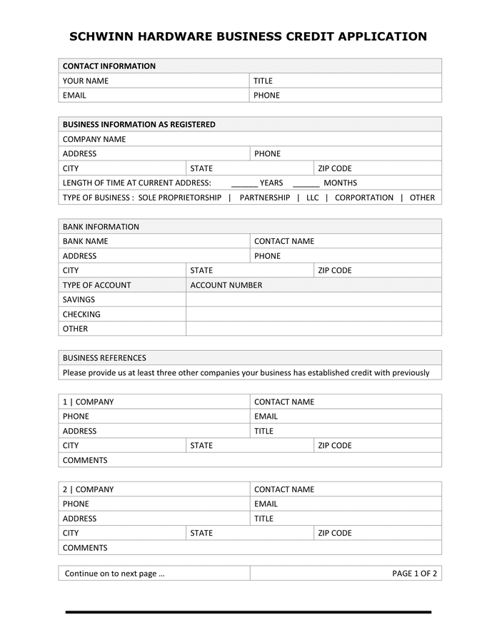 credit-application-form-download-free-documents-for-pdf-word-and-excel