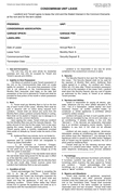 Condo Lease Agreement Template - download free documents for PDF, Word ...