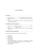 Lease agreement page 1 preview