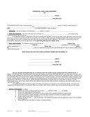 Residential lease agreement page 1 preview