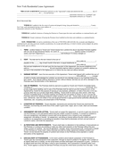 New York Residential Lease Agreement page 1 preview