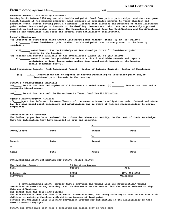 Roommate Change Form in Word and Pdf formats - page 3 of 7