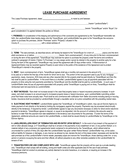Residential lease purchase agreement page 1 preview