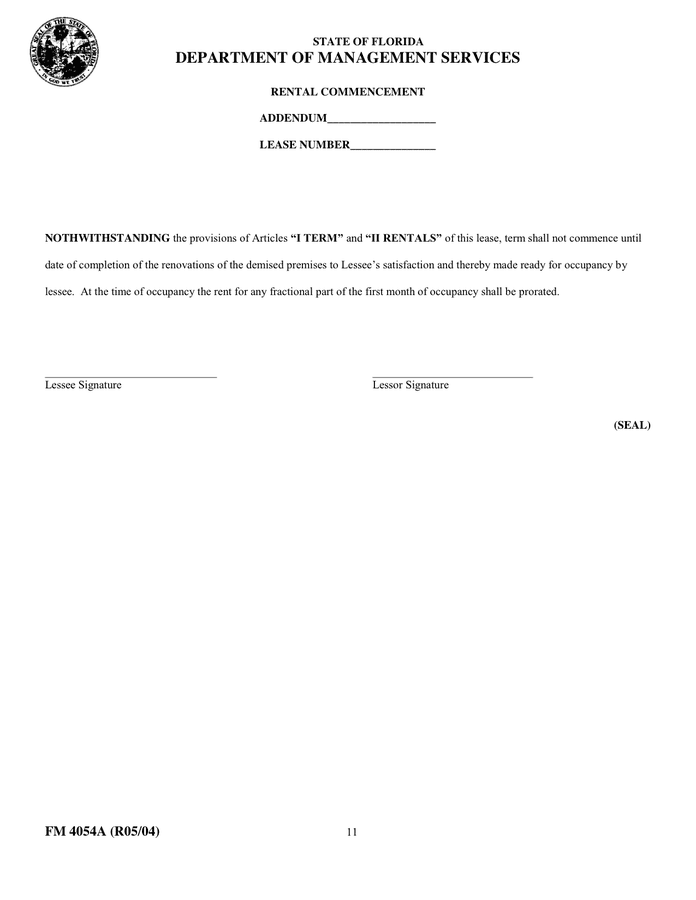 standard lease agreement in word and pdf formats page 11 of 21