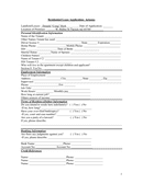 Apartment Lease Application page 1 preview