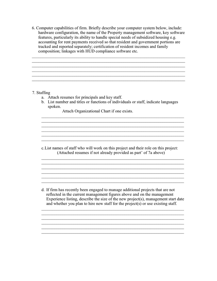 Request for proposal in Word and Pdf formats - page 9 of 16